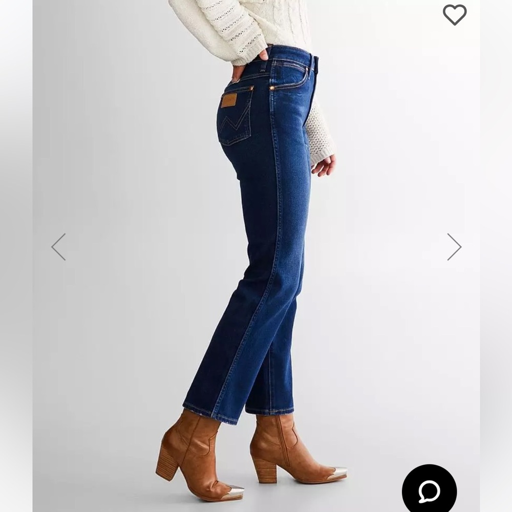 Wranglers High Waisted Wild West Ankle Jeans